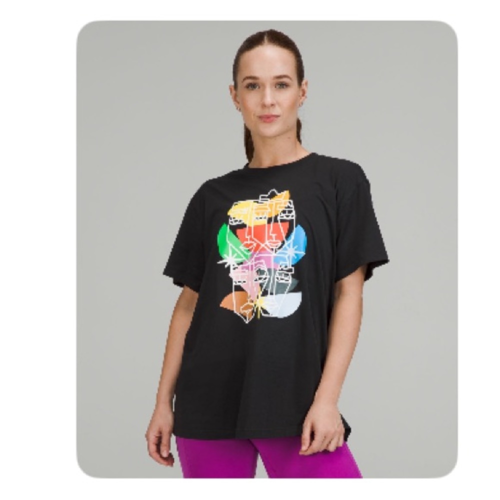 lululemon athletica All Yours style Black Graphic Tee
